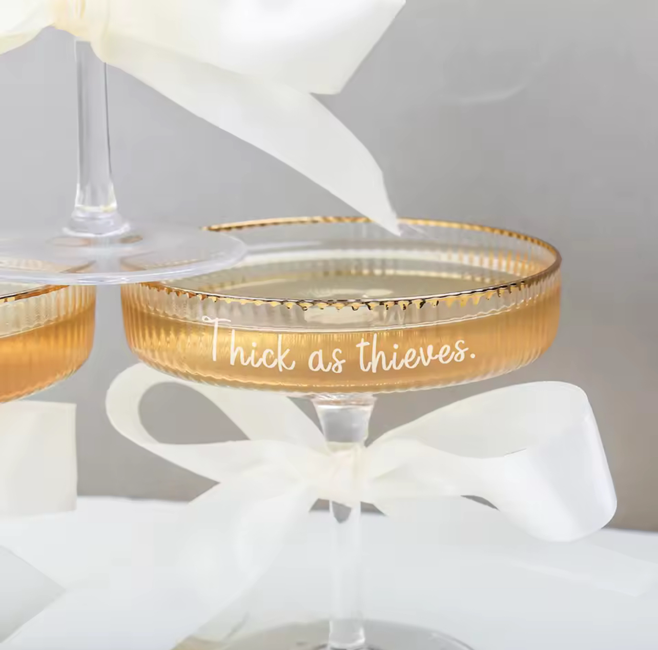 Personalized Champagne Coupes (set of 2)