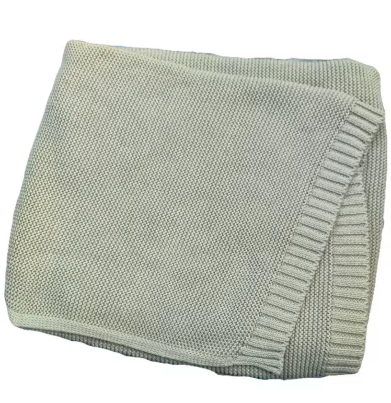 Personalized Newborn Knitted Blanket