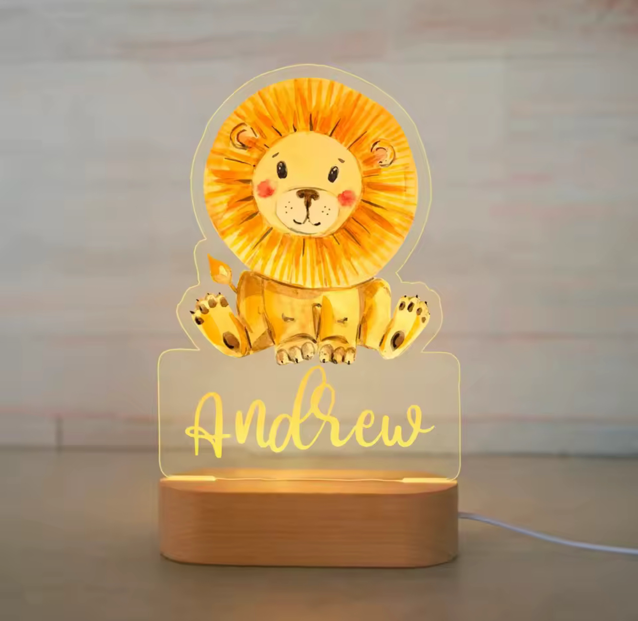 Personalized Animal Night lamp
