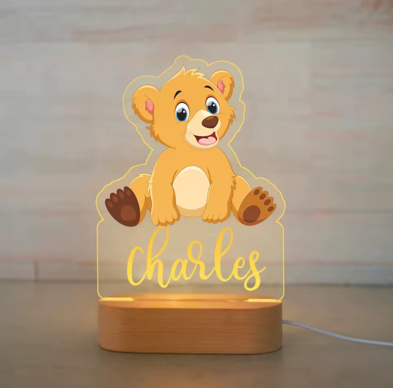Personalized Animal Night lamp