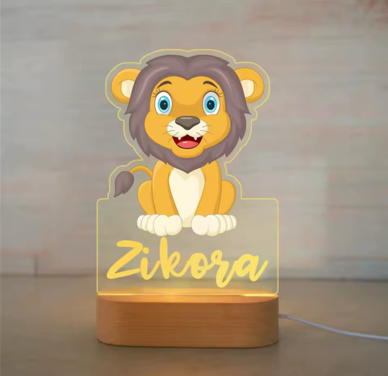 Personalized Animal Night lamp