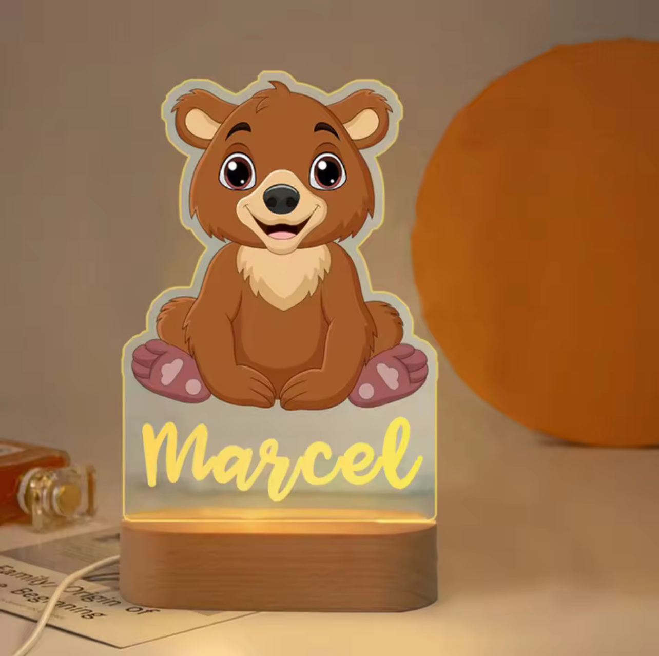 Personalized Animal Night lamp