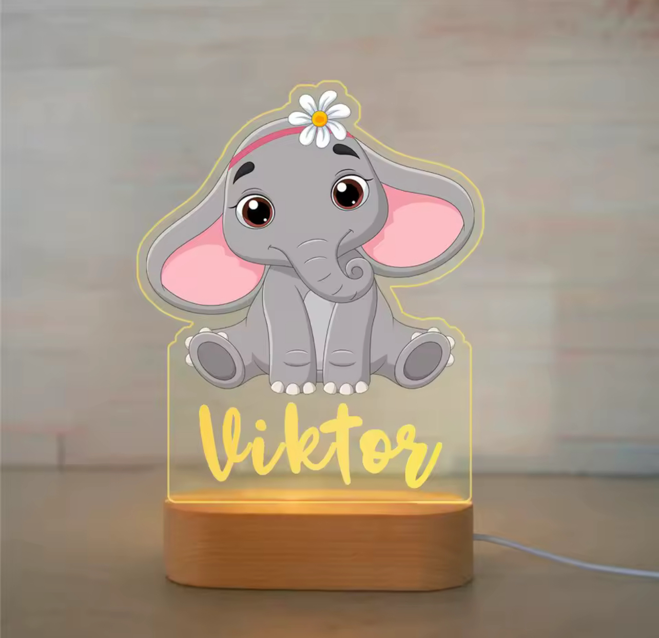 Personalized Animal Night lamp