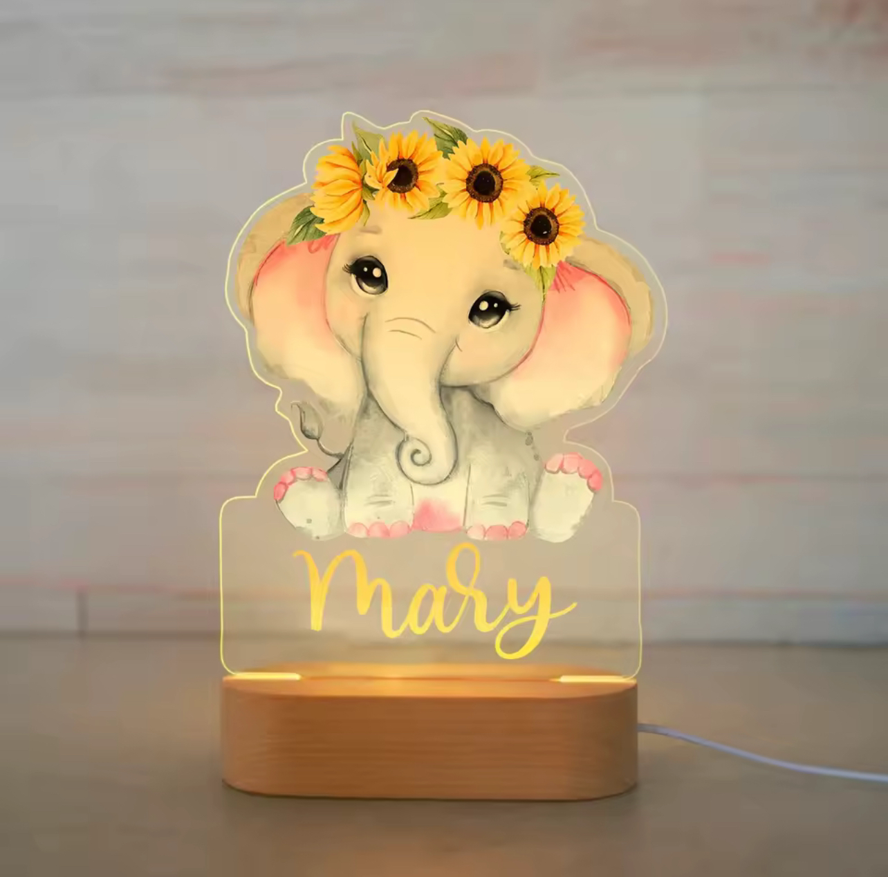 Personalized Animal Night lamp