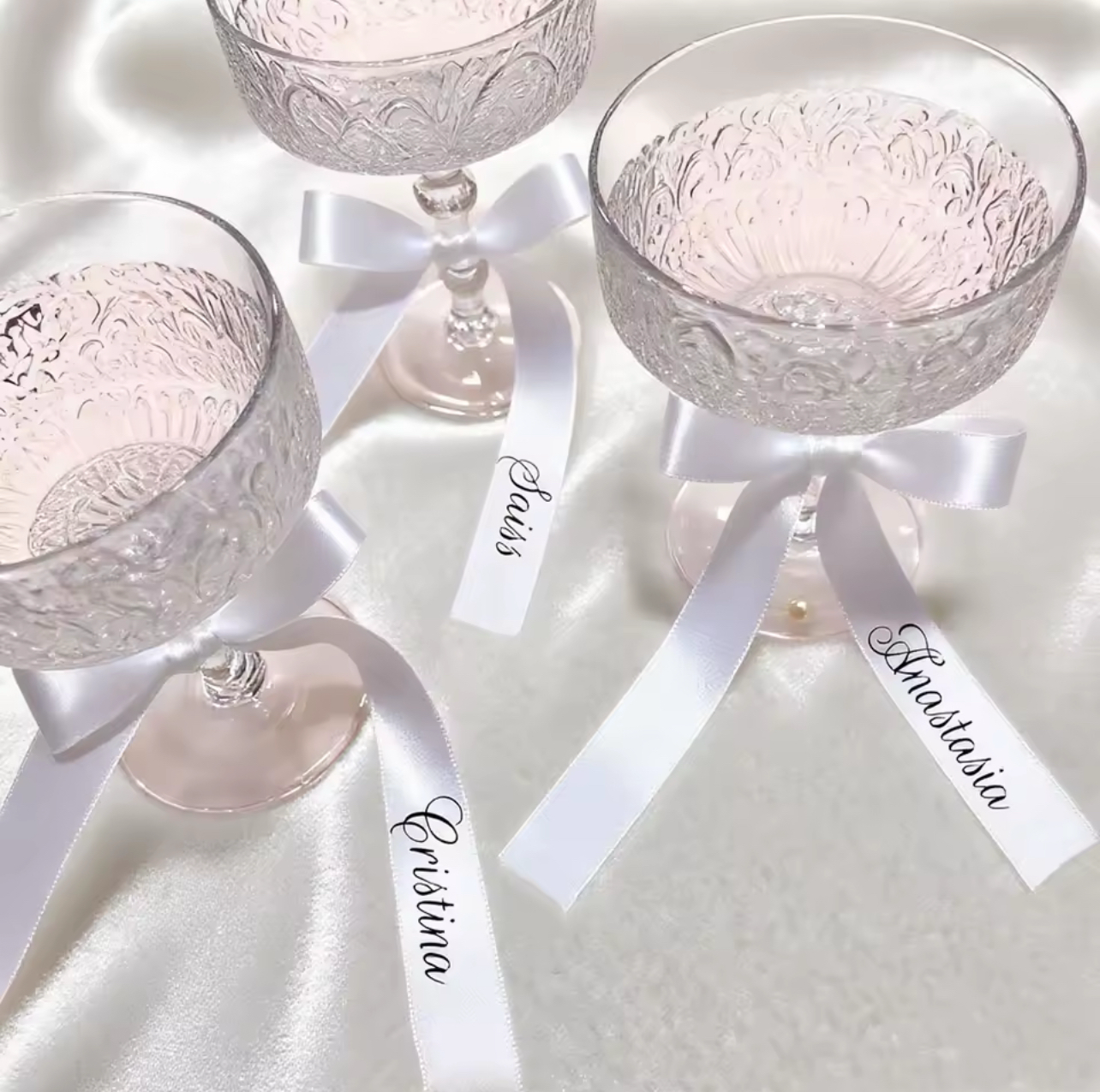 Personalized Satin Ribbon (set of 5)