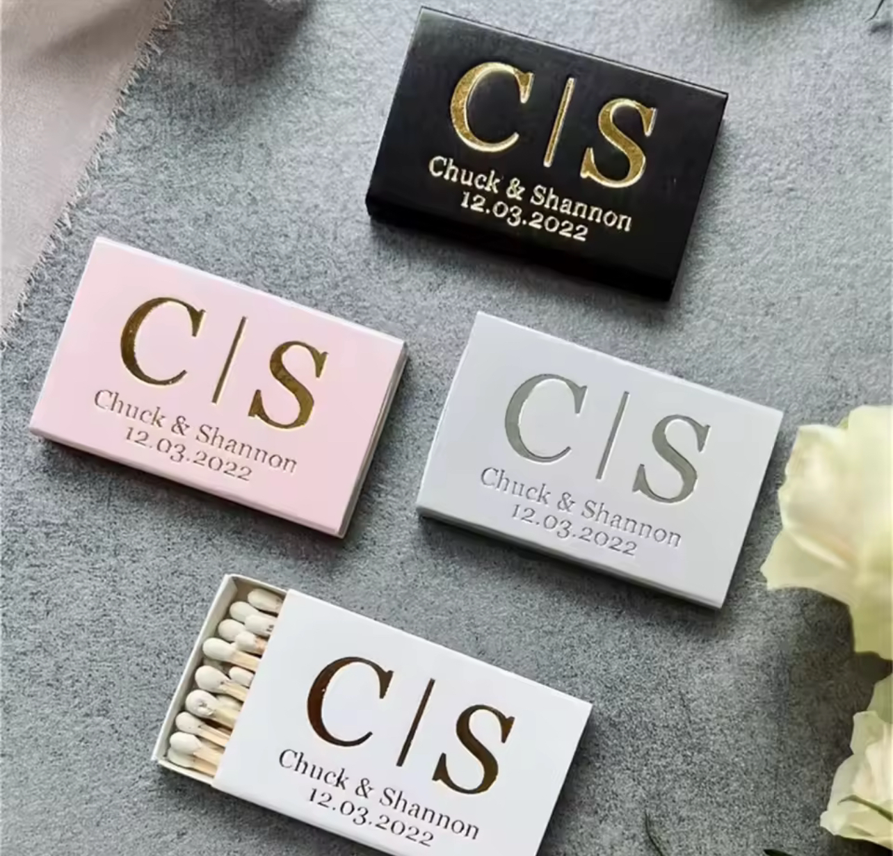 Personalized Match Boxes (set of 50)