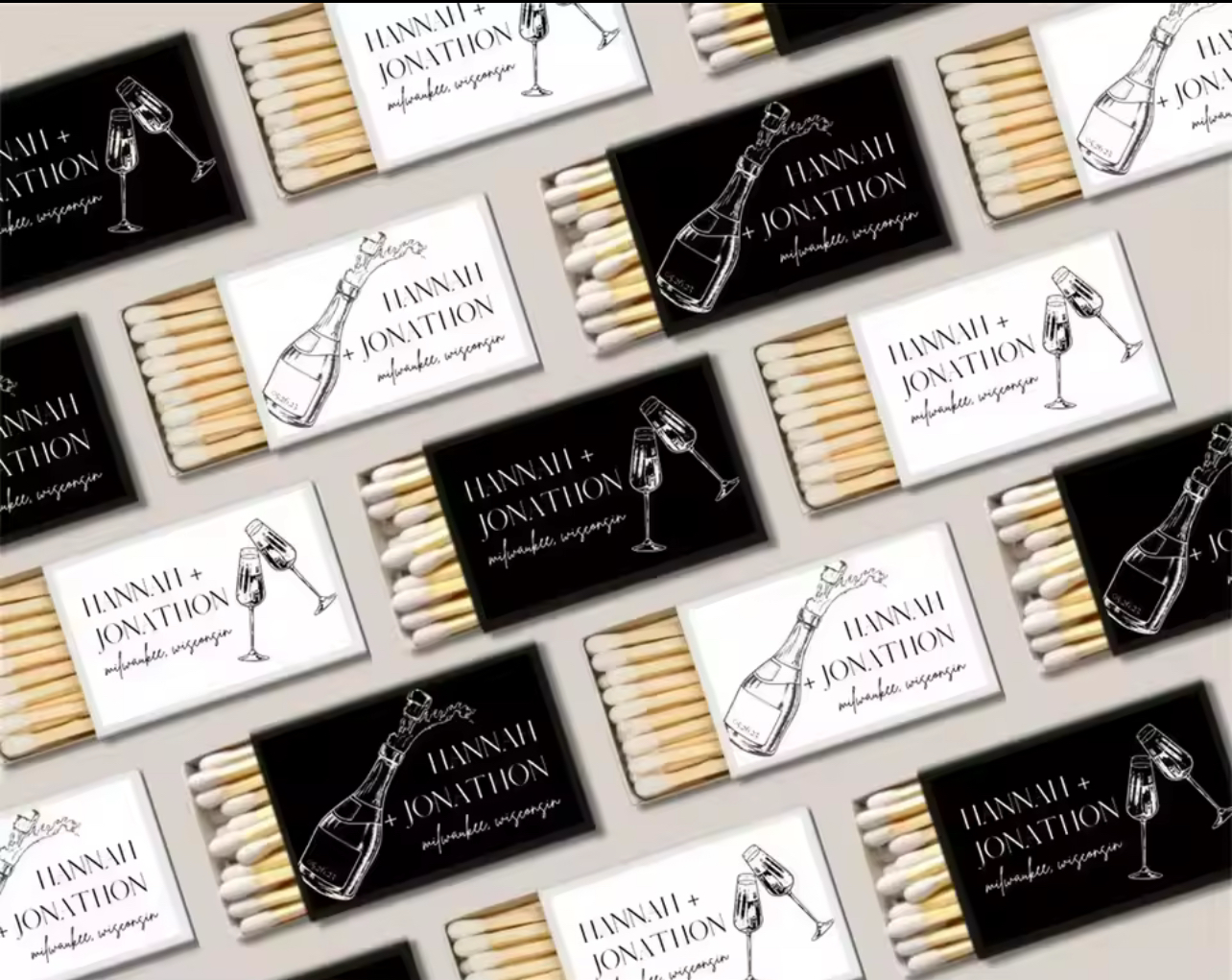 Personalized Match Boxes (set of 50)
