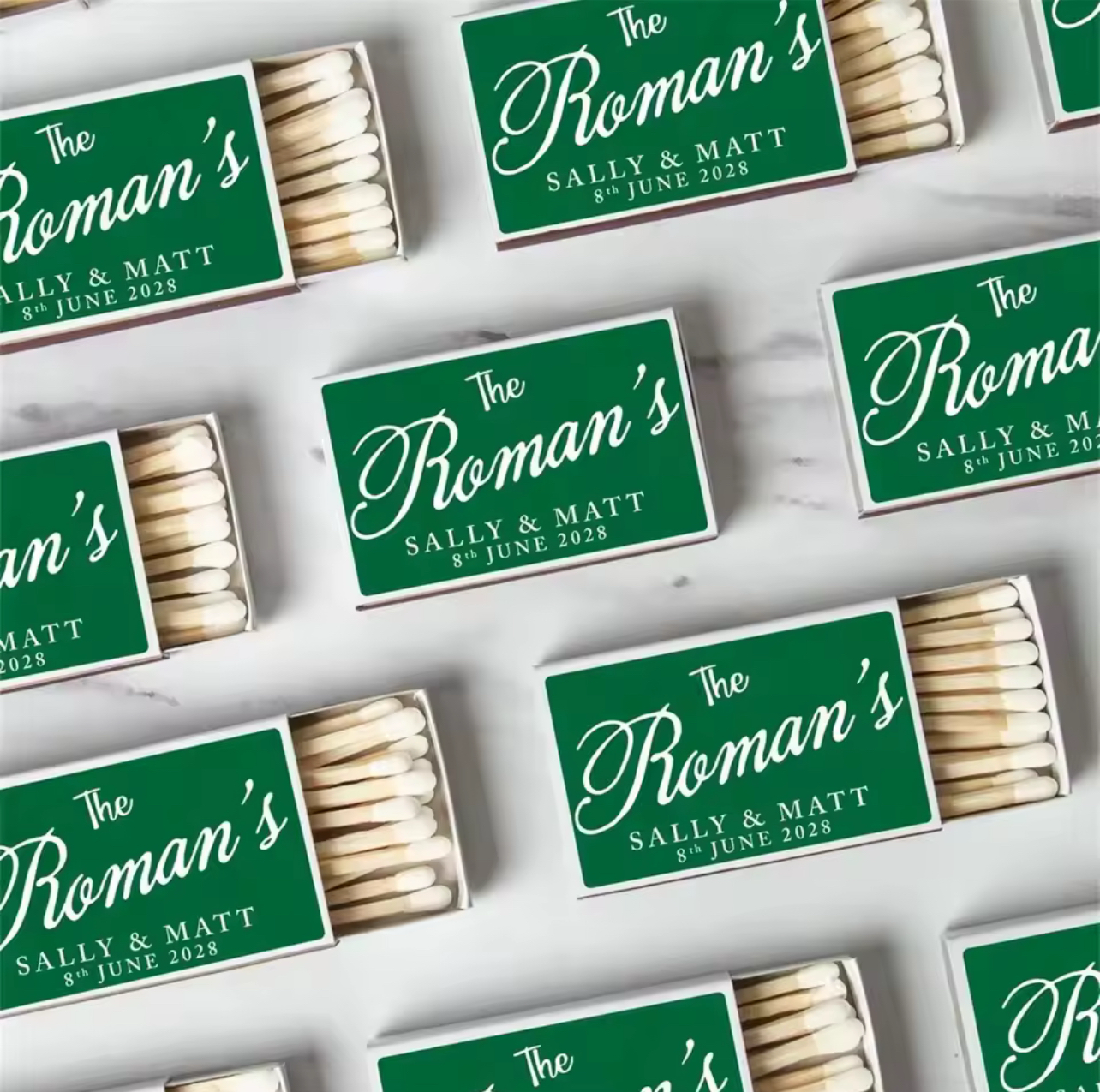 Personalized Match Boxes (set of 50)
