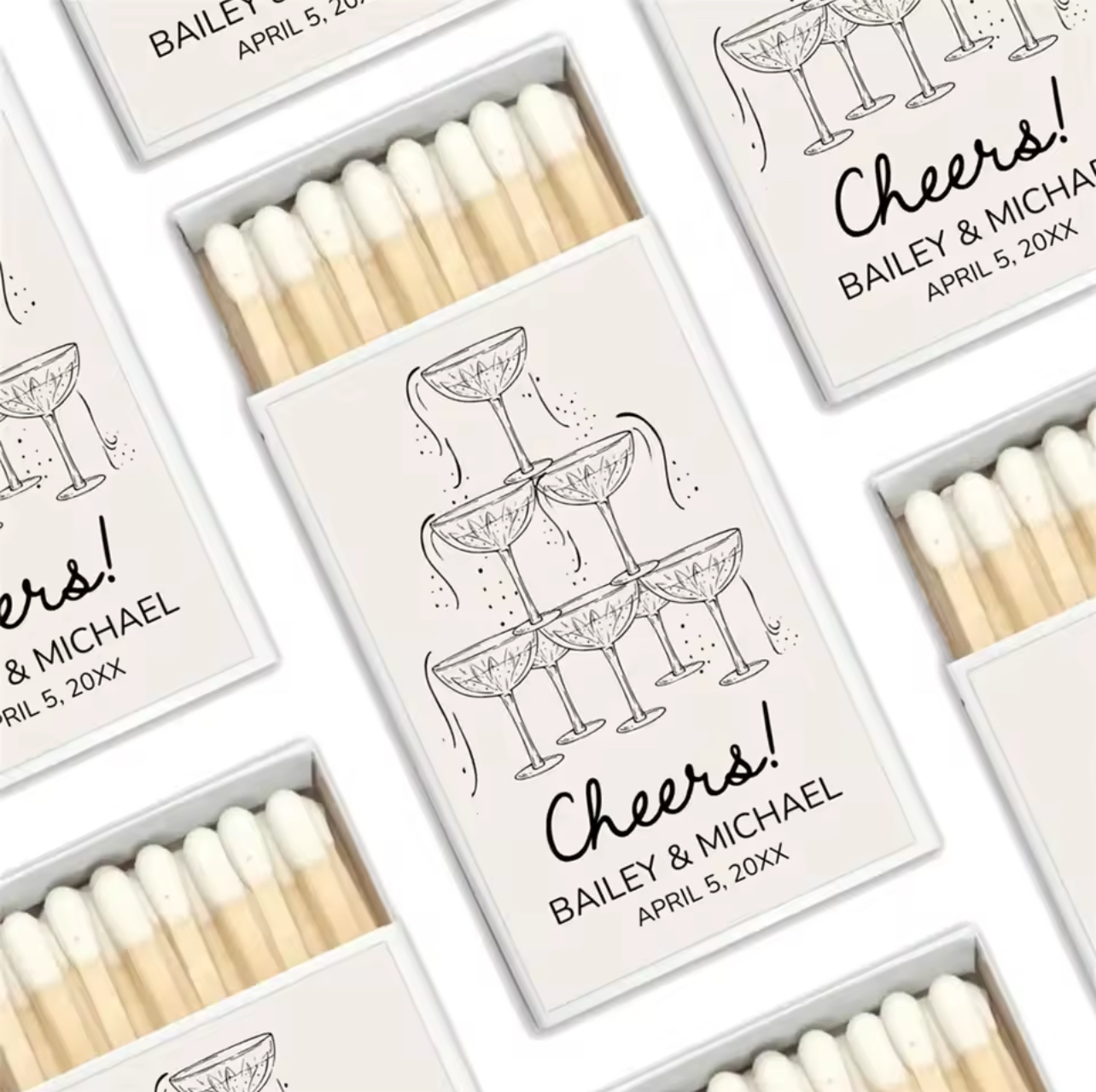 Personalized Match Boxes (set of 50)