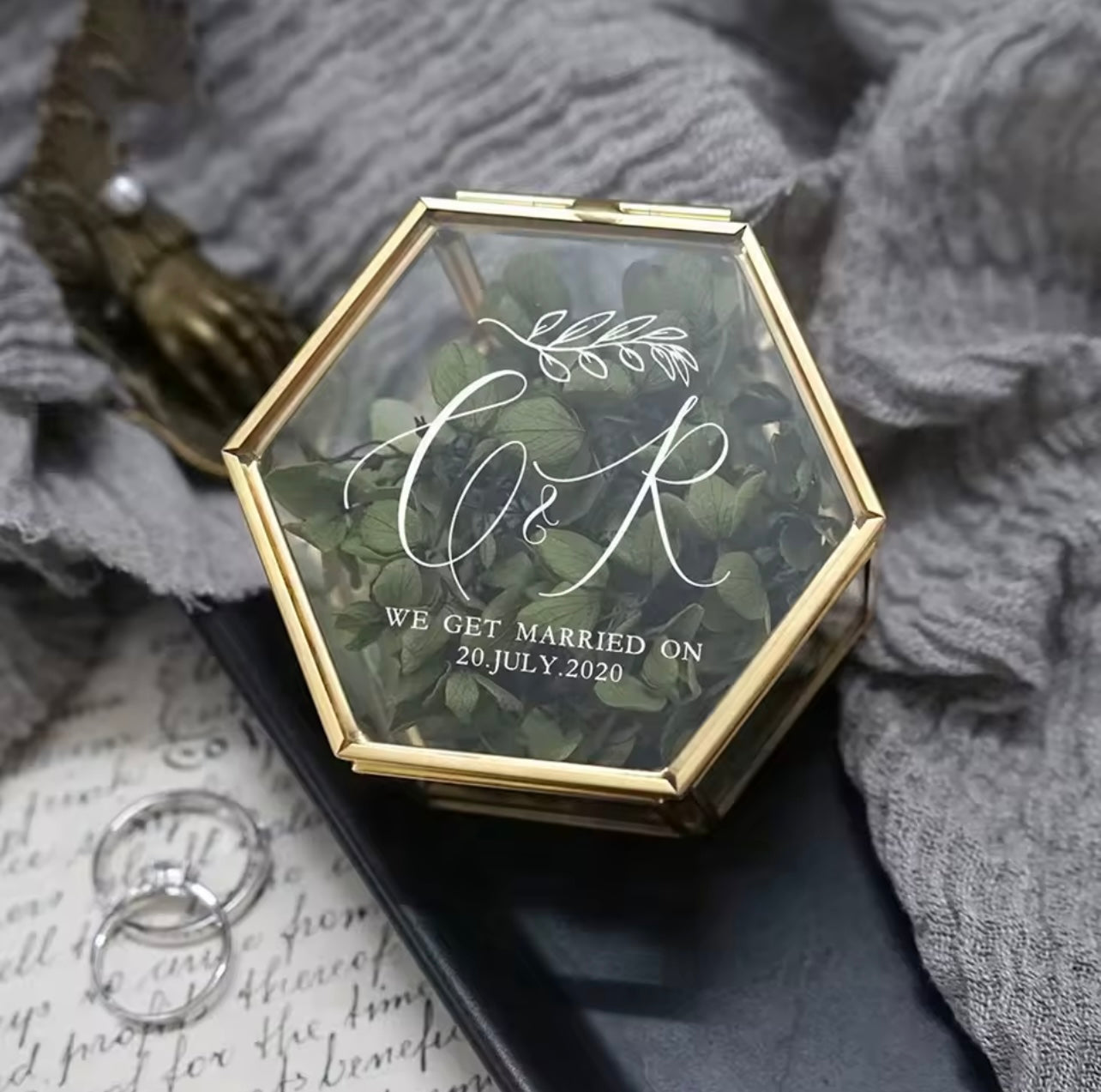 Cherish Case Ring Box - Personalized