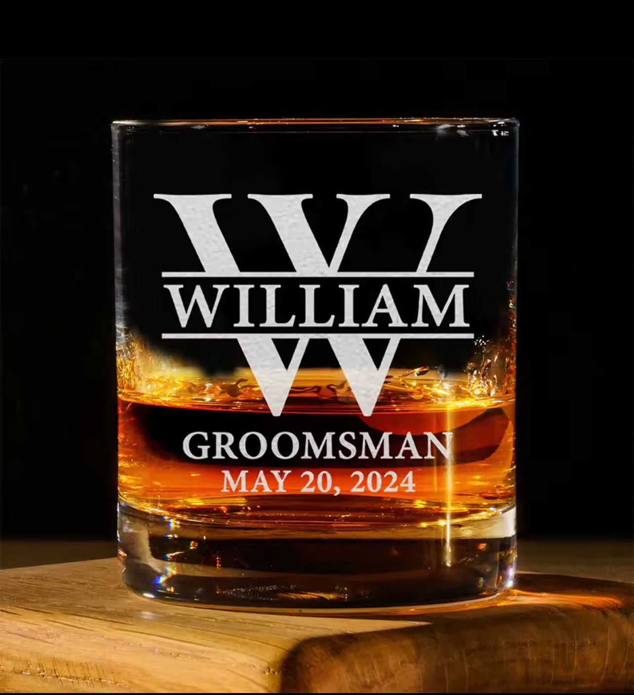 Personalized Whisky Glass