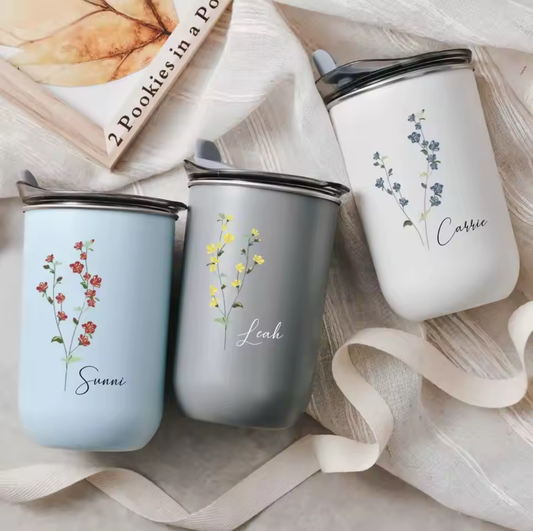 Personalized Cups with Lid