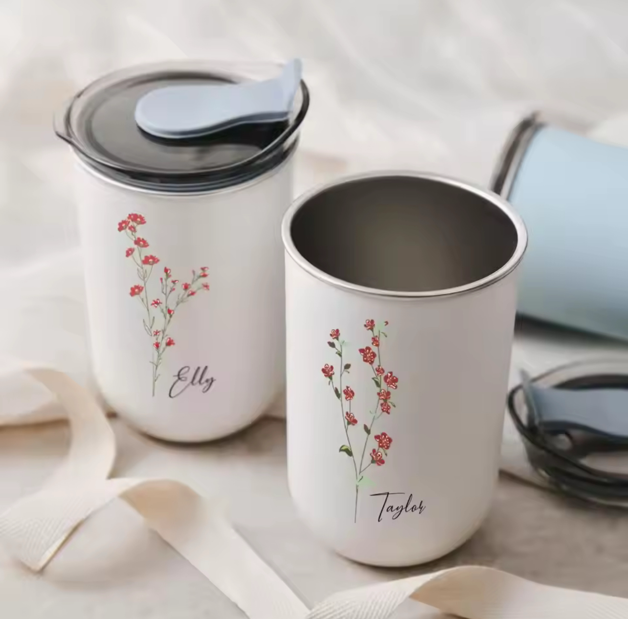 Personalized Cups with Lid