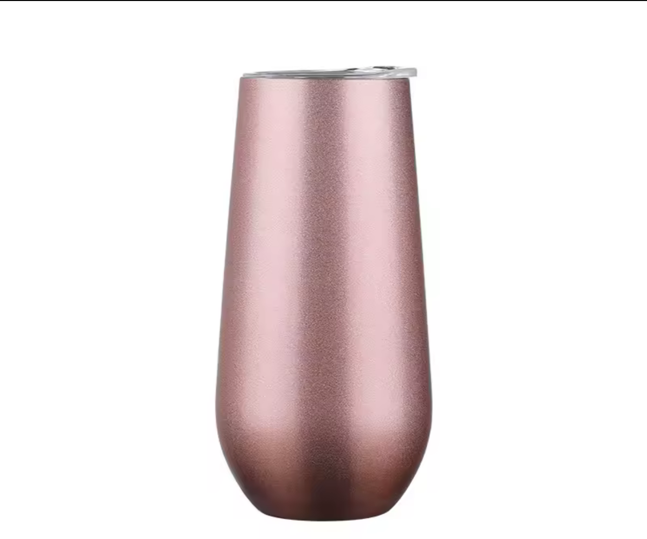 Personalized Champagne Flute with Lid
