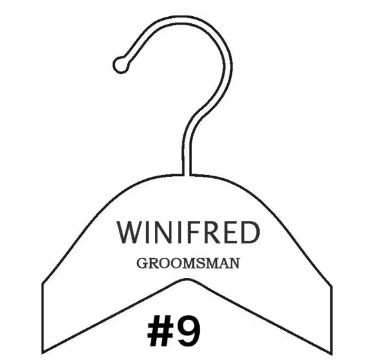 Personalized Engraved Wooden Hanger
