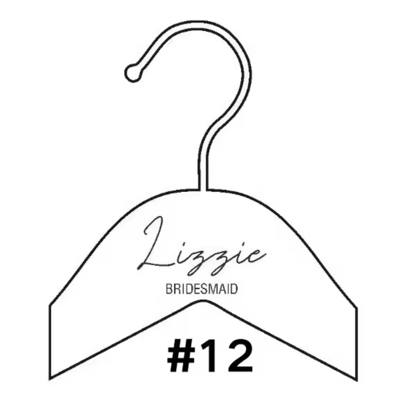 Personalized Engraved Wooden Hanger