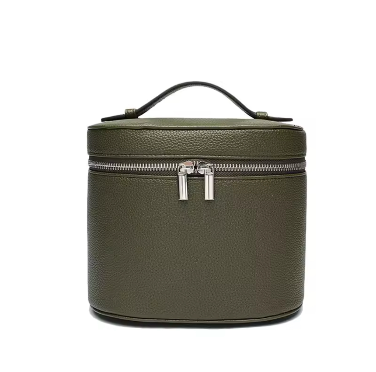 Personalized Leather Makeup Bag