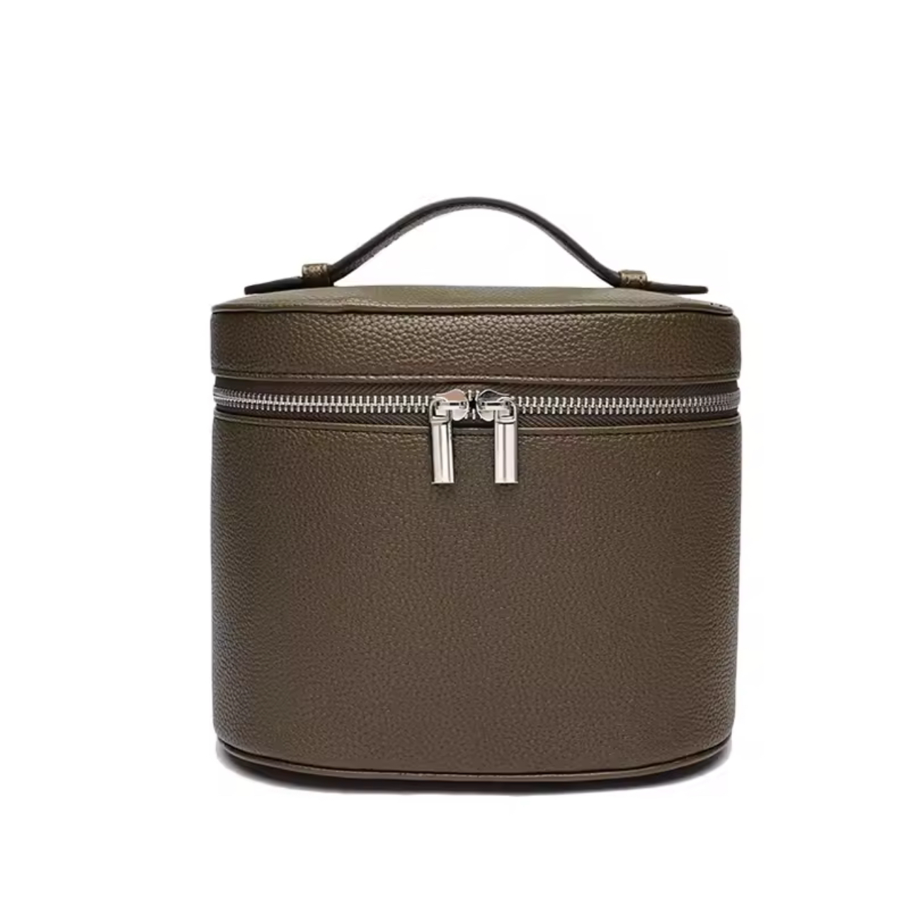 Personalized Leather Makeup Bag