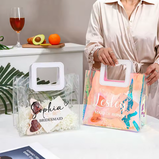 Personalized Clear Gift Bag