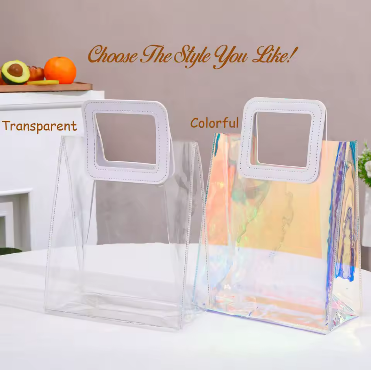 Personalized Clear Gift Bag
