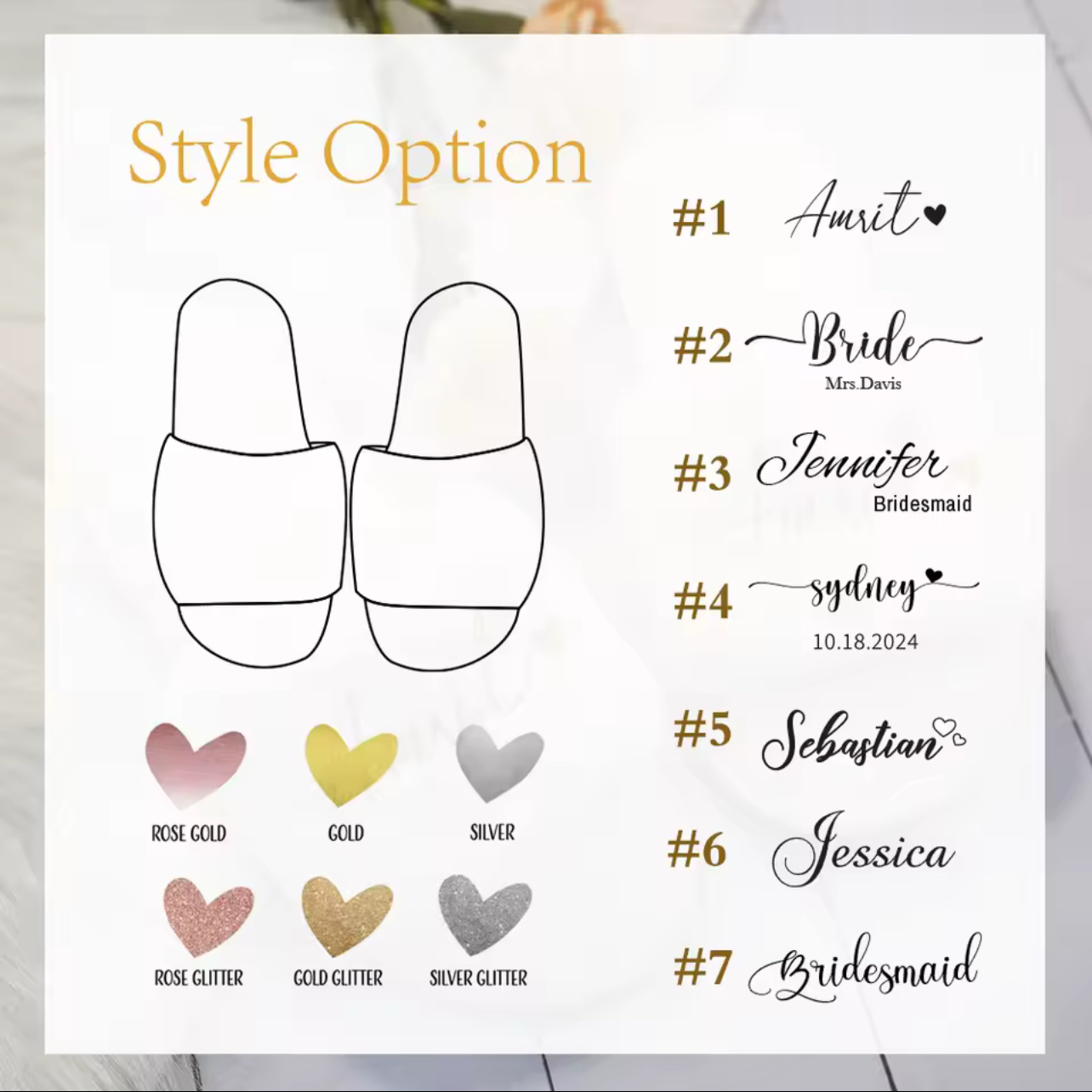 Personalized Fluffy Slippers