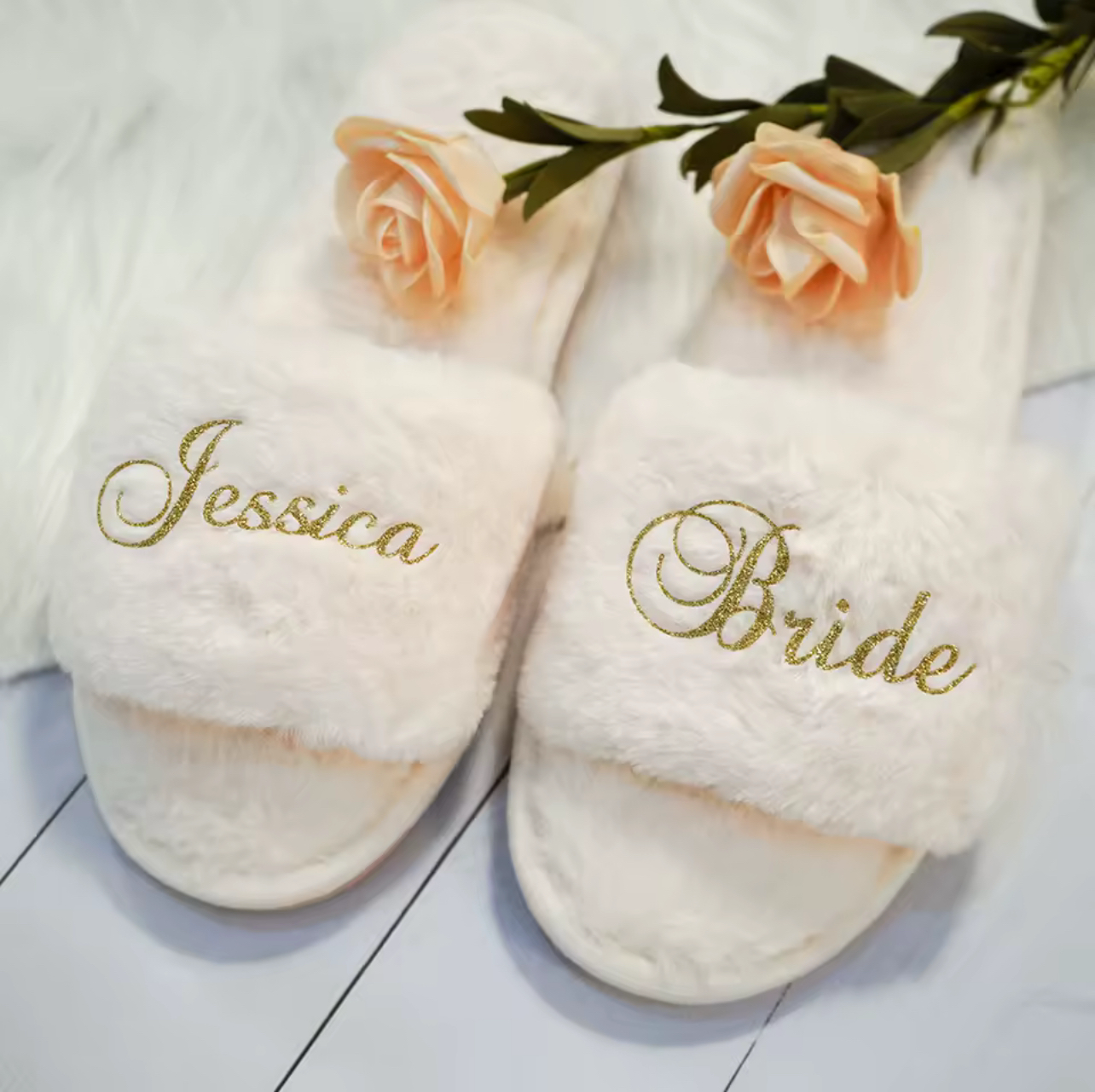 Personalized Fluffy Slippers