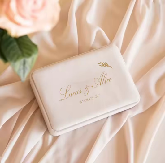 Always and Forever Ring Box 
- Personalized