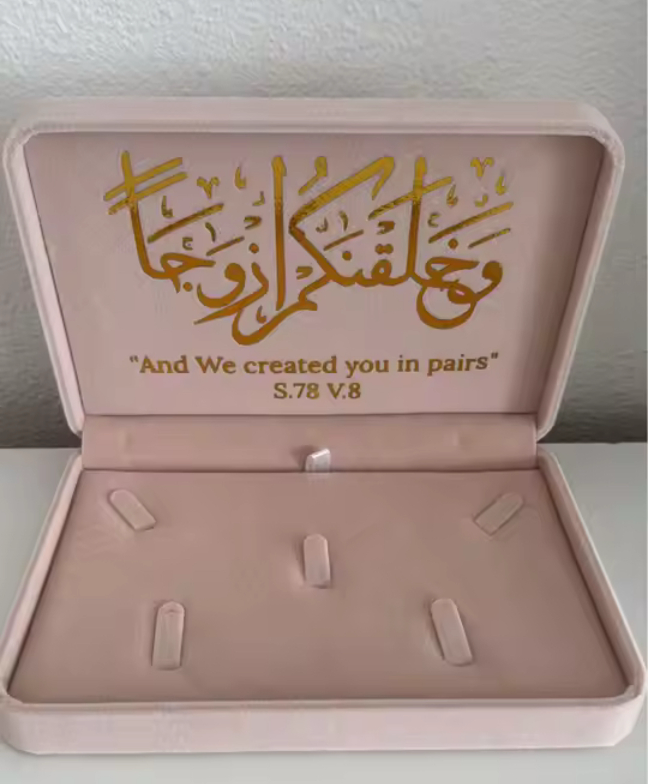 Always and Forever Ring Box 
- Personalized