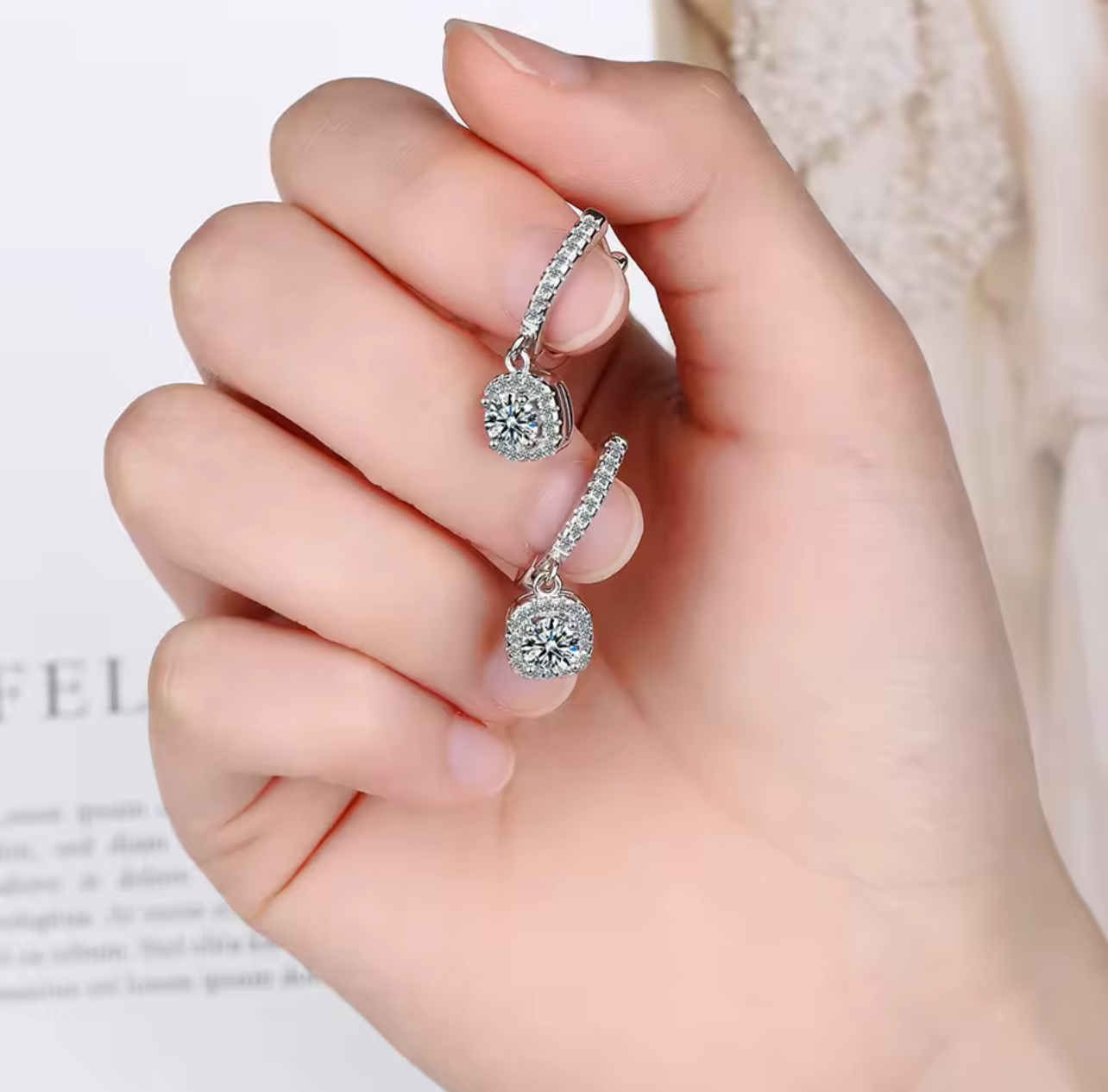 Whispering Bridal Earings