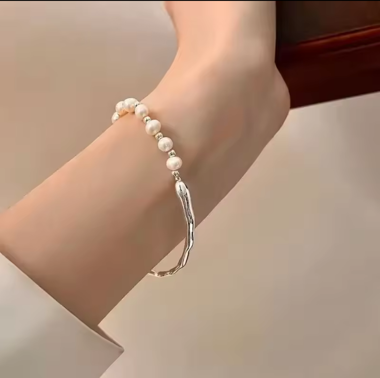 Dazzling Eternity Pearl Bracelet