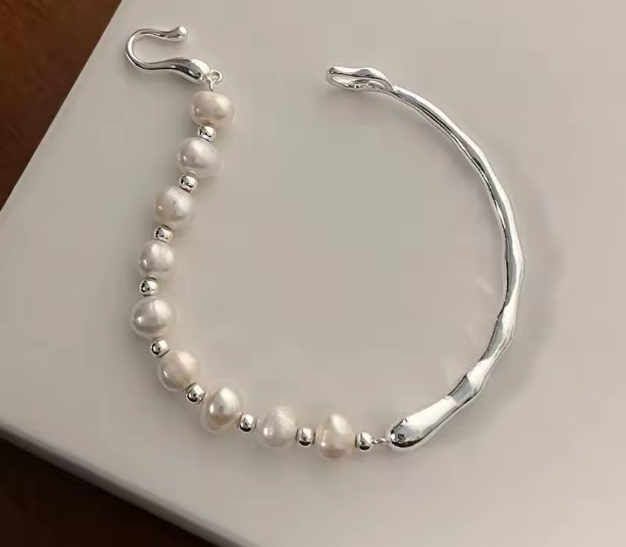 Dazzling Eternity Pearl Bracelet