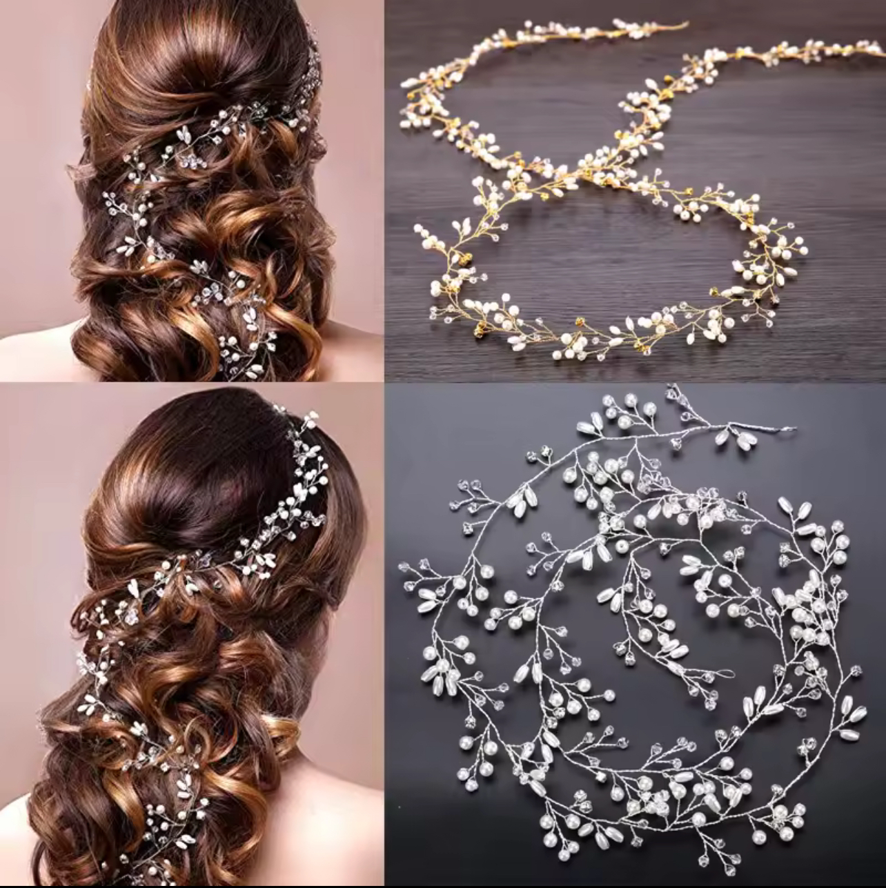 Enchanted Crystal Vine Hair Band