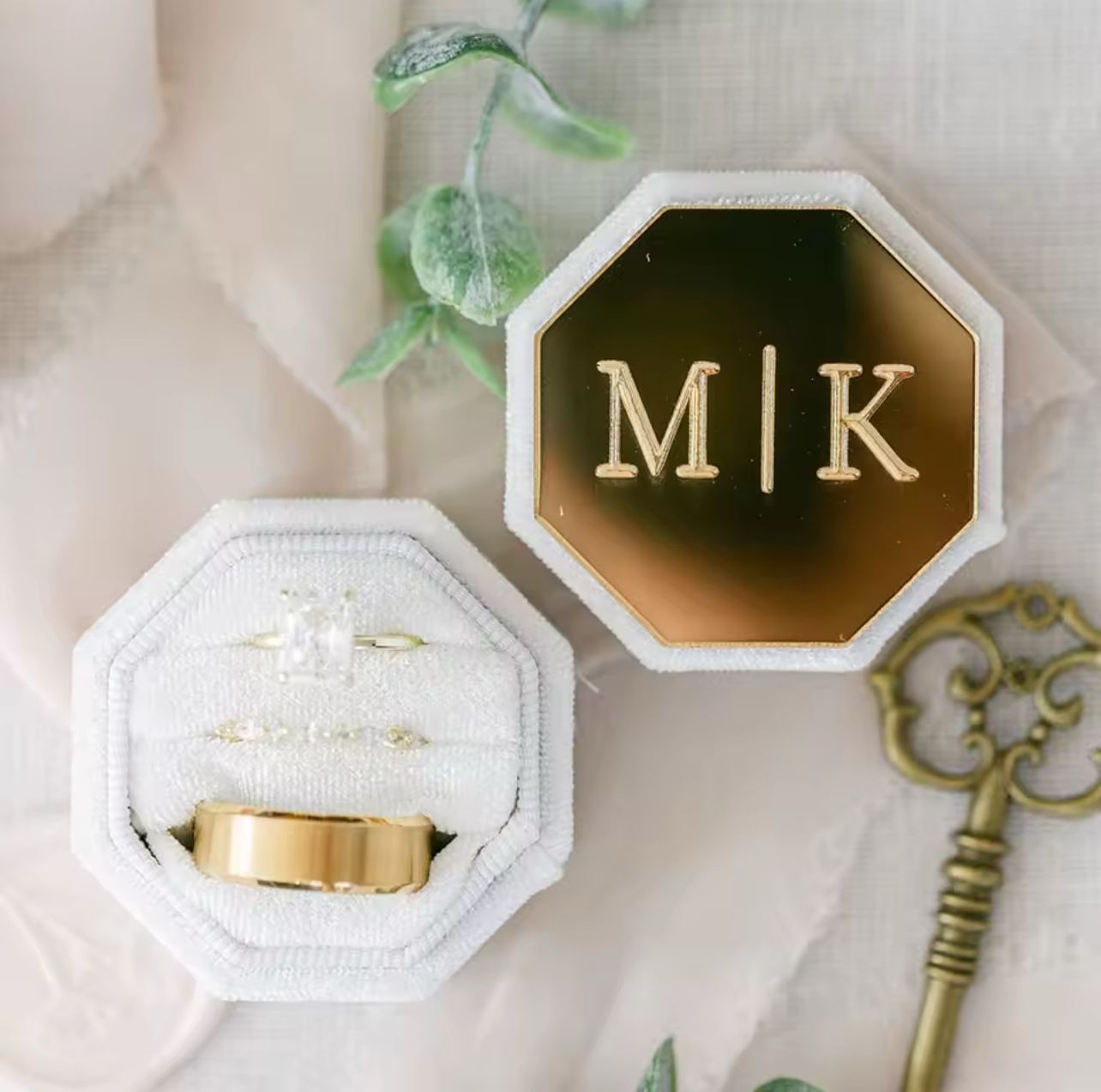 Love’s Heaven Ring Box - Personalized