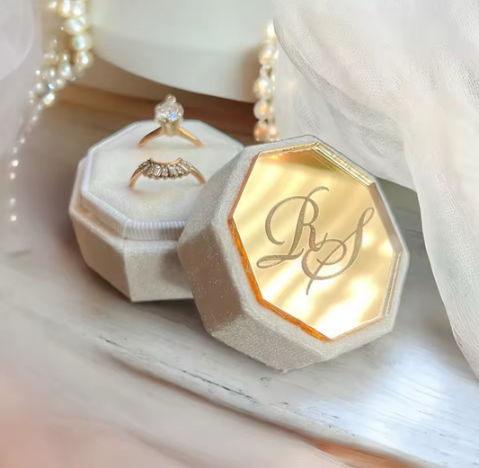 Love’s Heaven Ring Box - Personalized