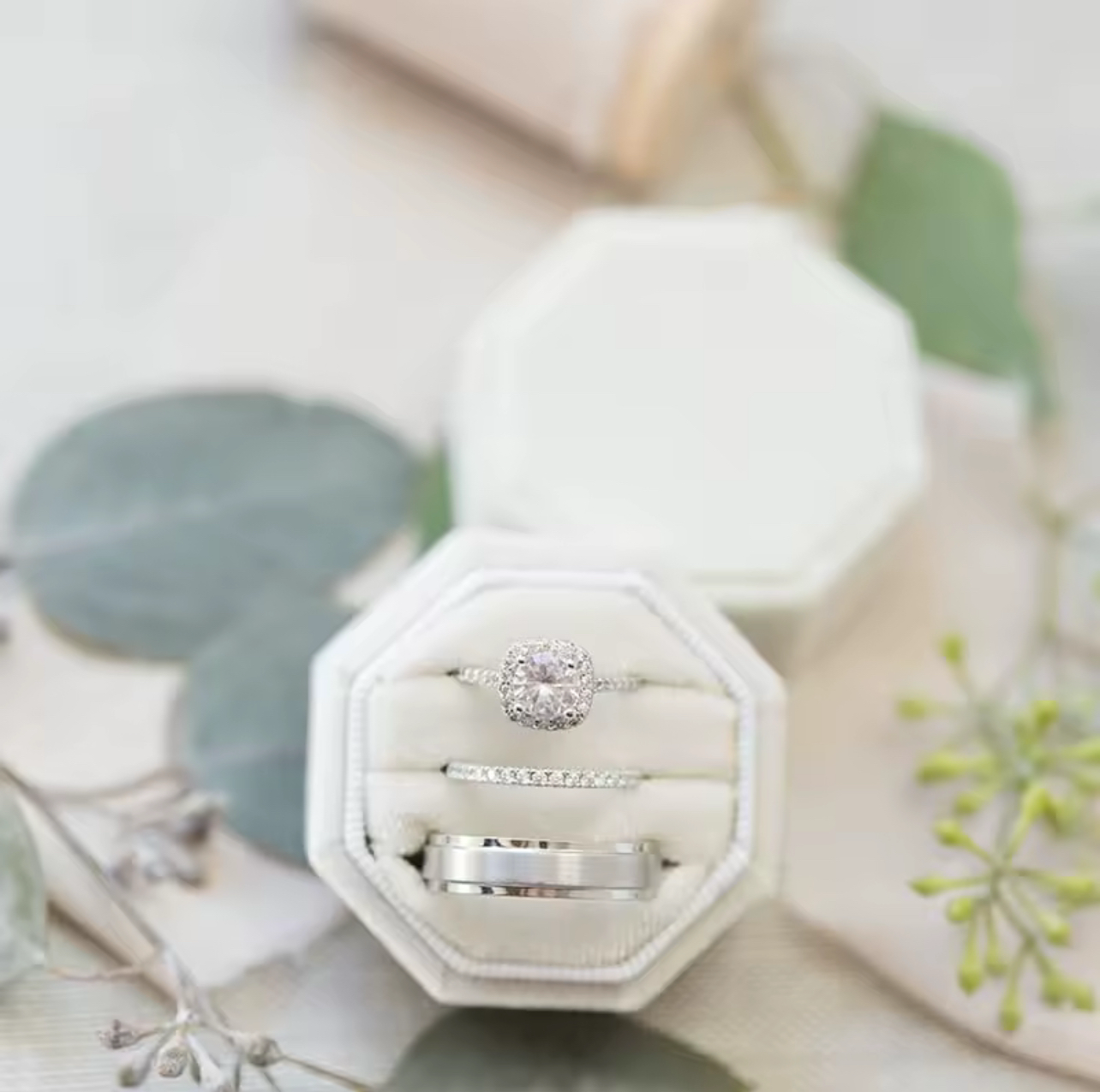 Love’s Heaven Ring Box - Personalized