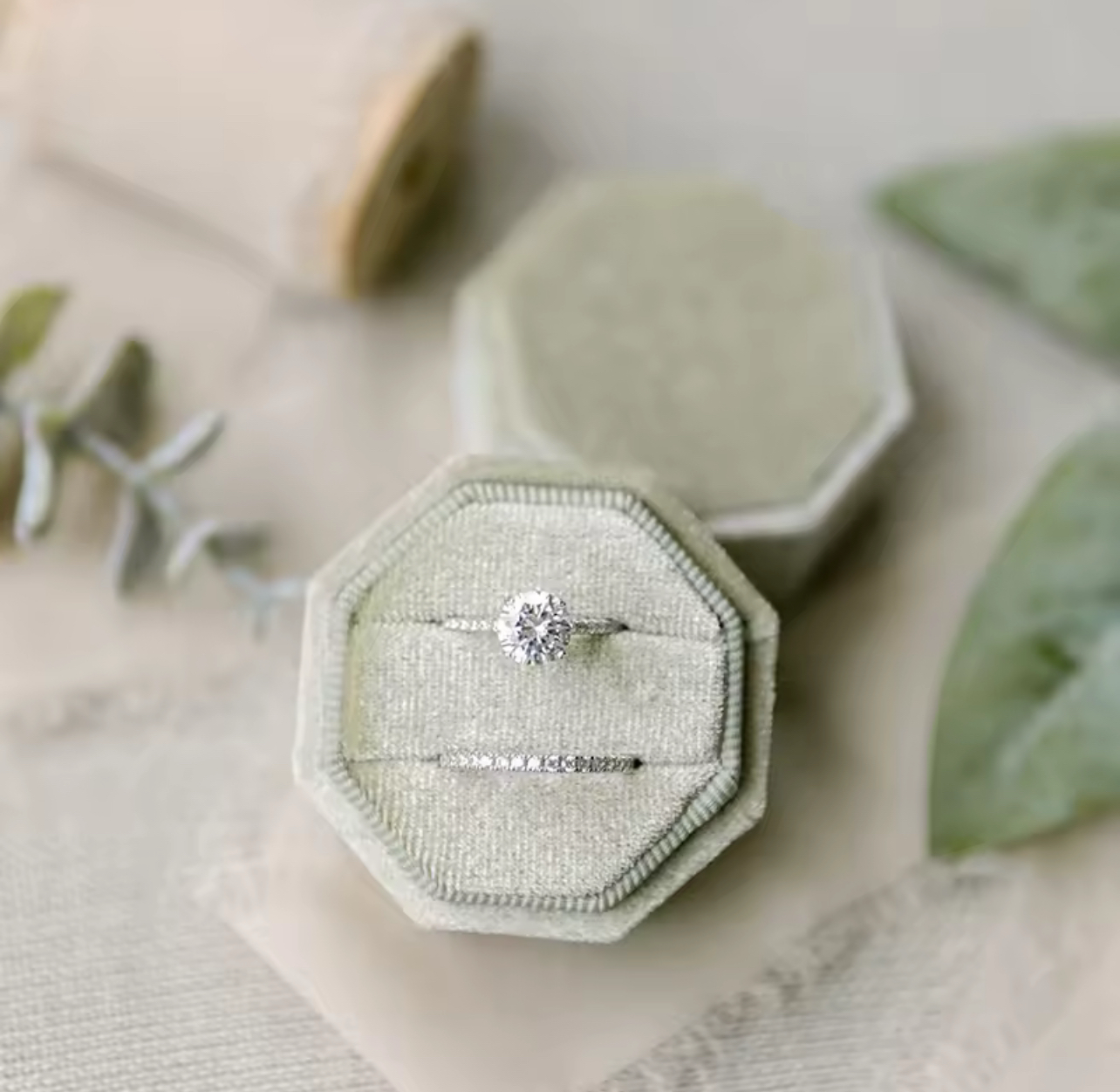 Love’s Heaven Ring Box - Personalized