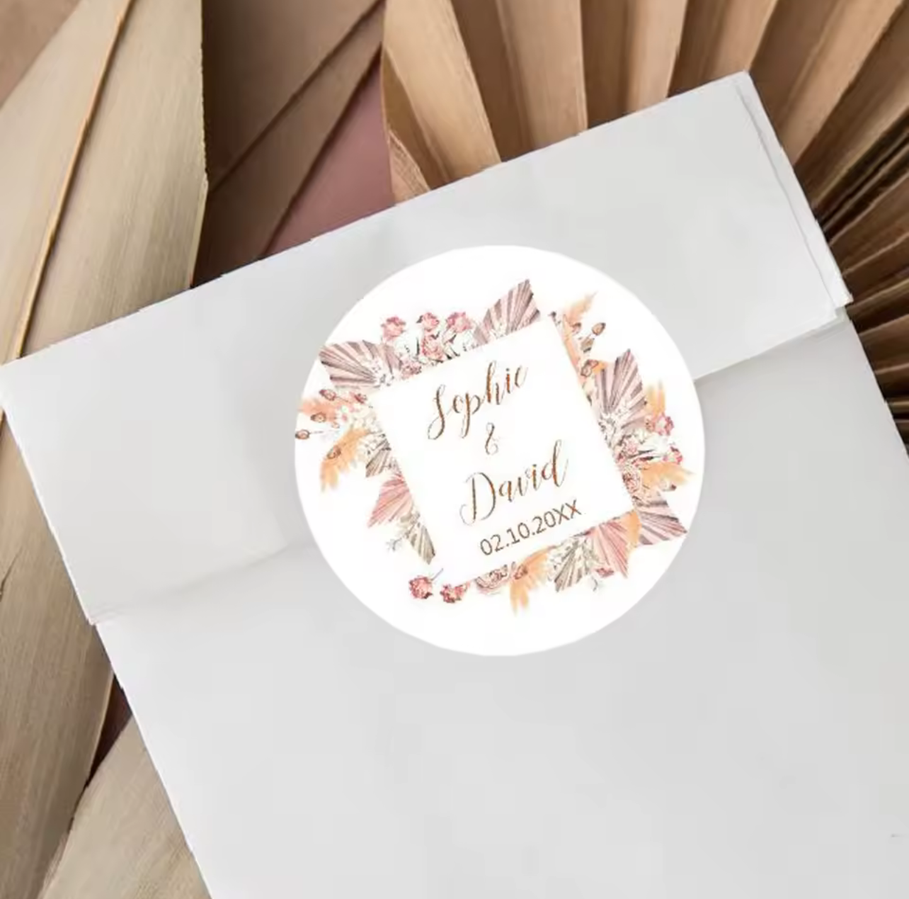 Personalized Stickers - The Whispering Petals (96pcs)