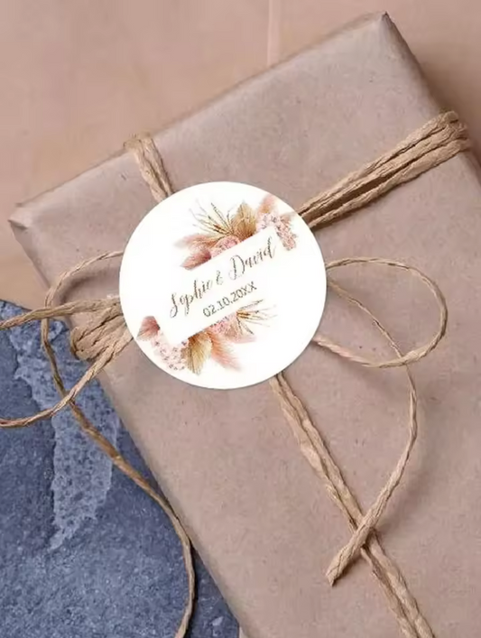 Personalized Stickers - The Whispering Petals (96pcs)