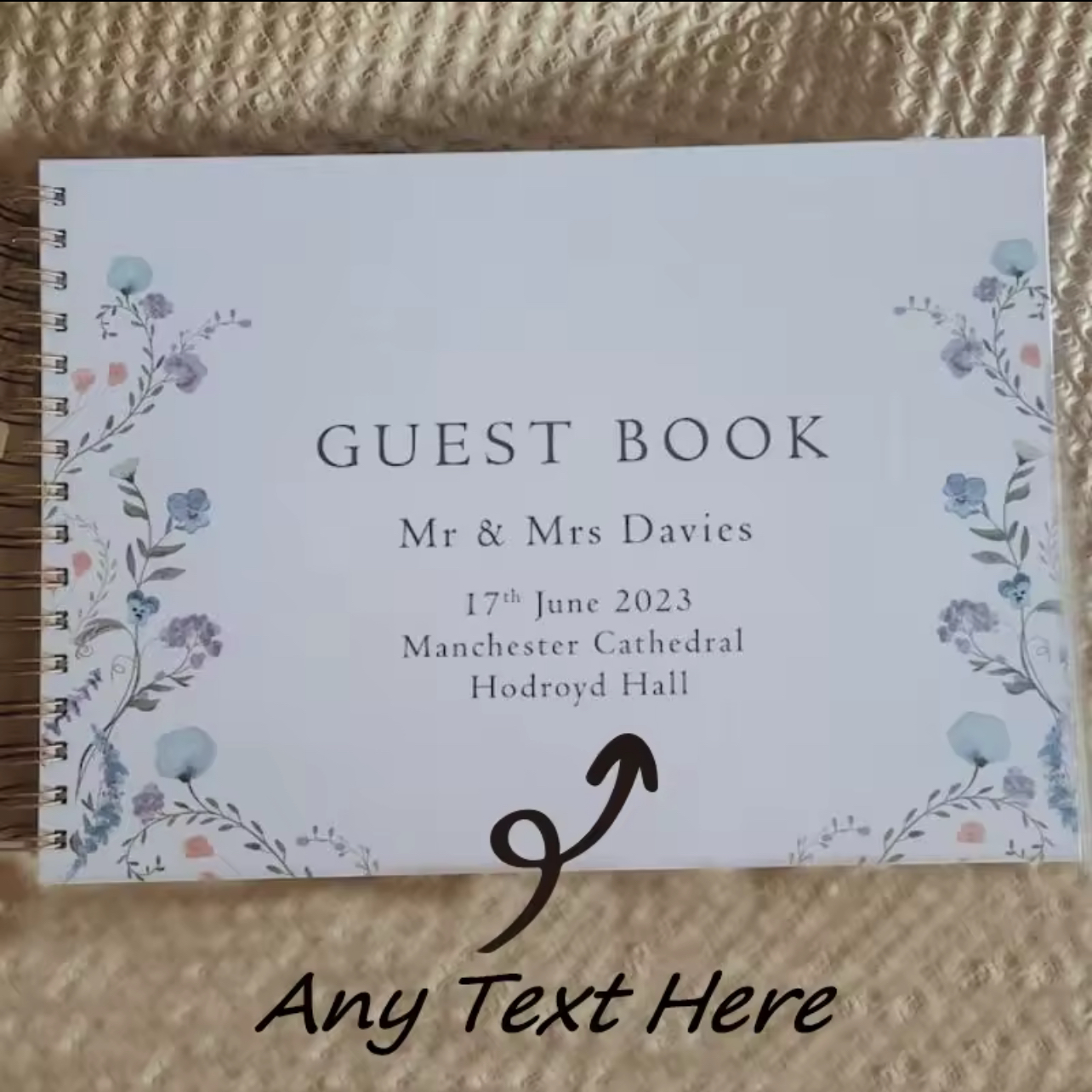 Personalized Guest Book