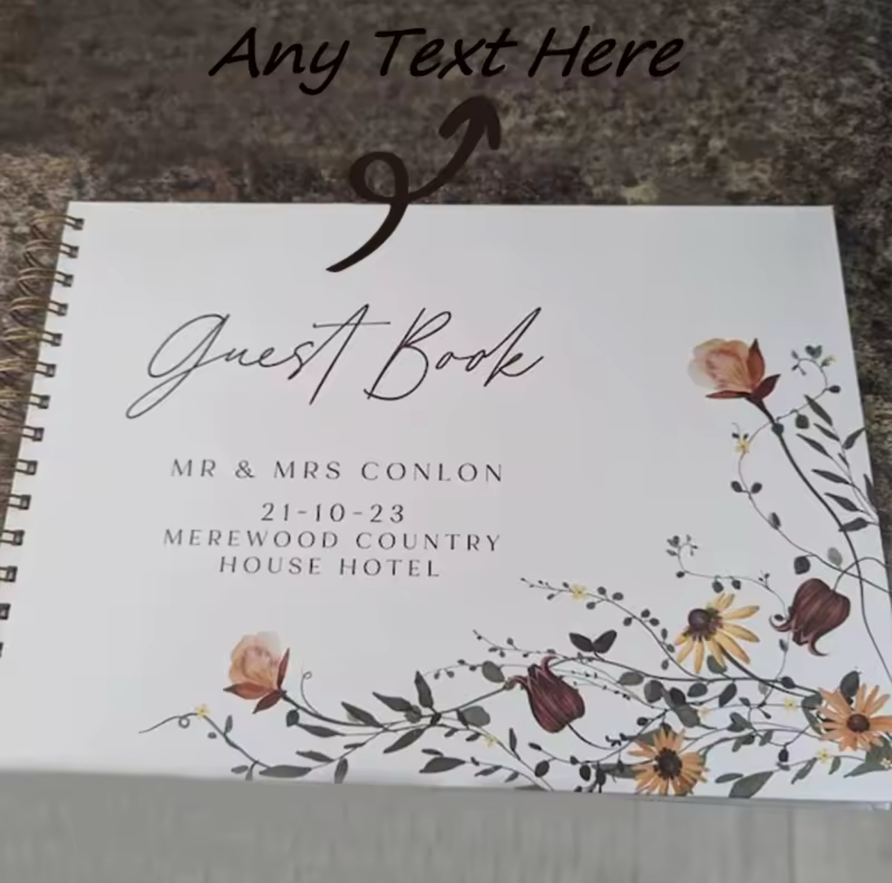Personalized Guest Book