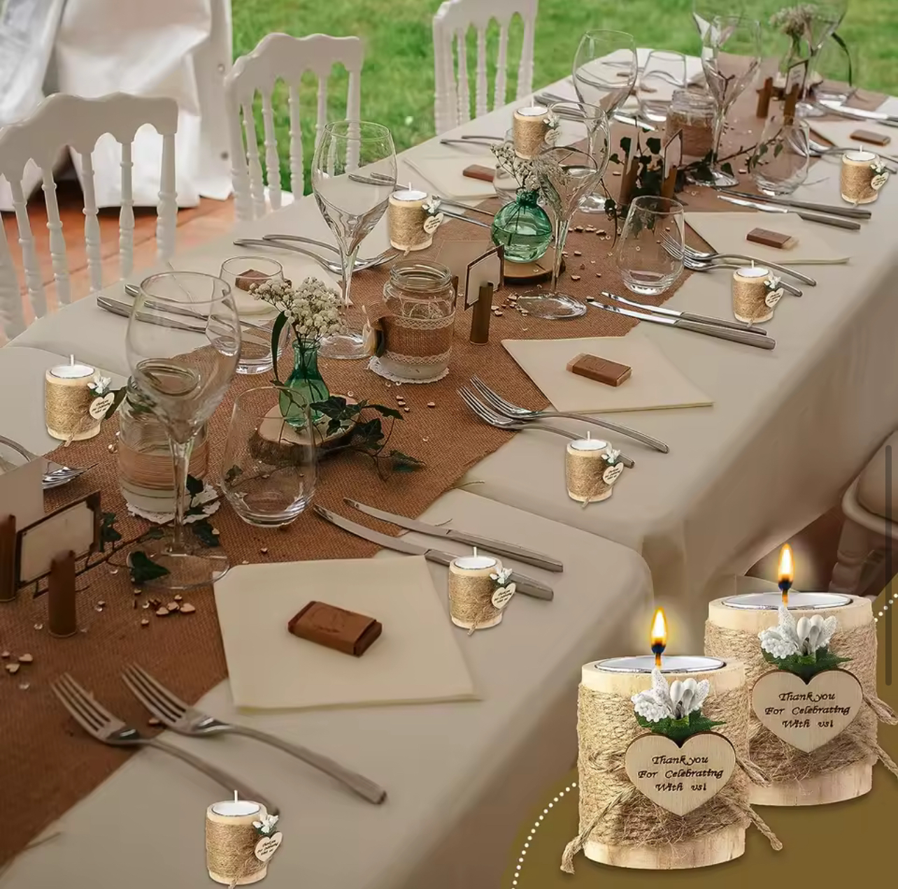 Tea Light Candle Holders (set of 24)