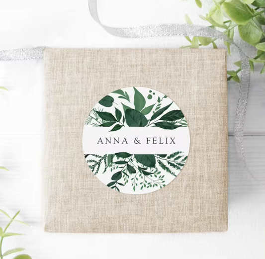 Personalized Stickers - The Enchanted Garden