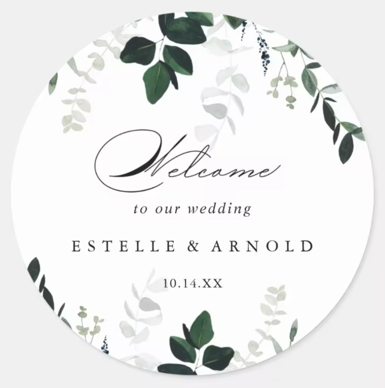 Personalized Stickers - The Enchanted Garden