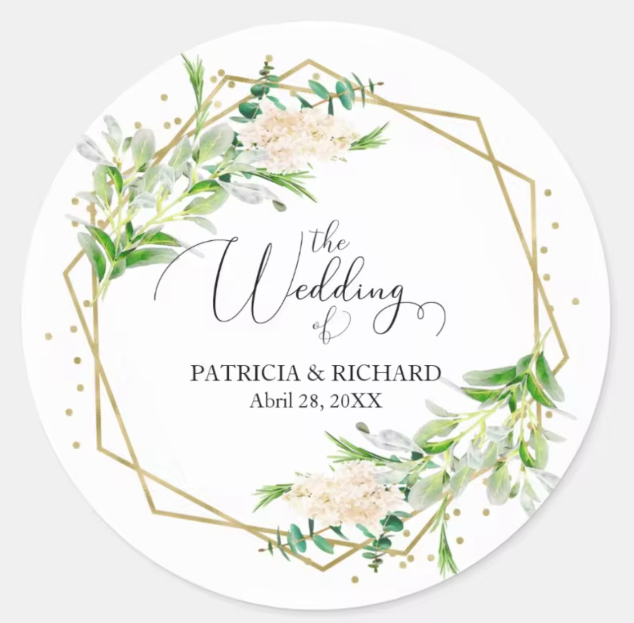 Personalized Stickers - The Enchanted Garden