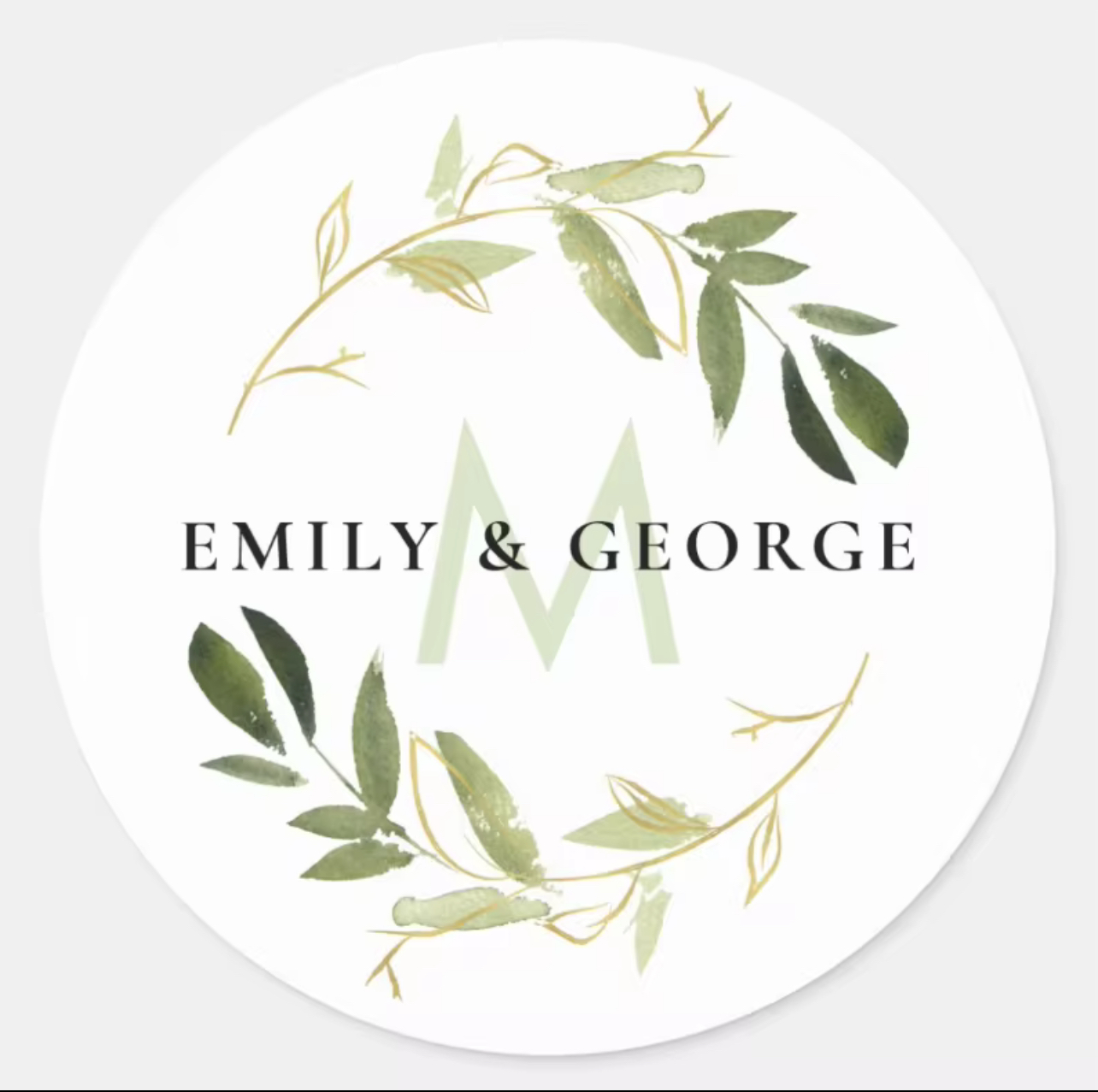 Personalized Stickers - Romantic Bloom