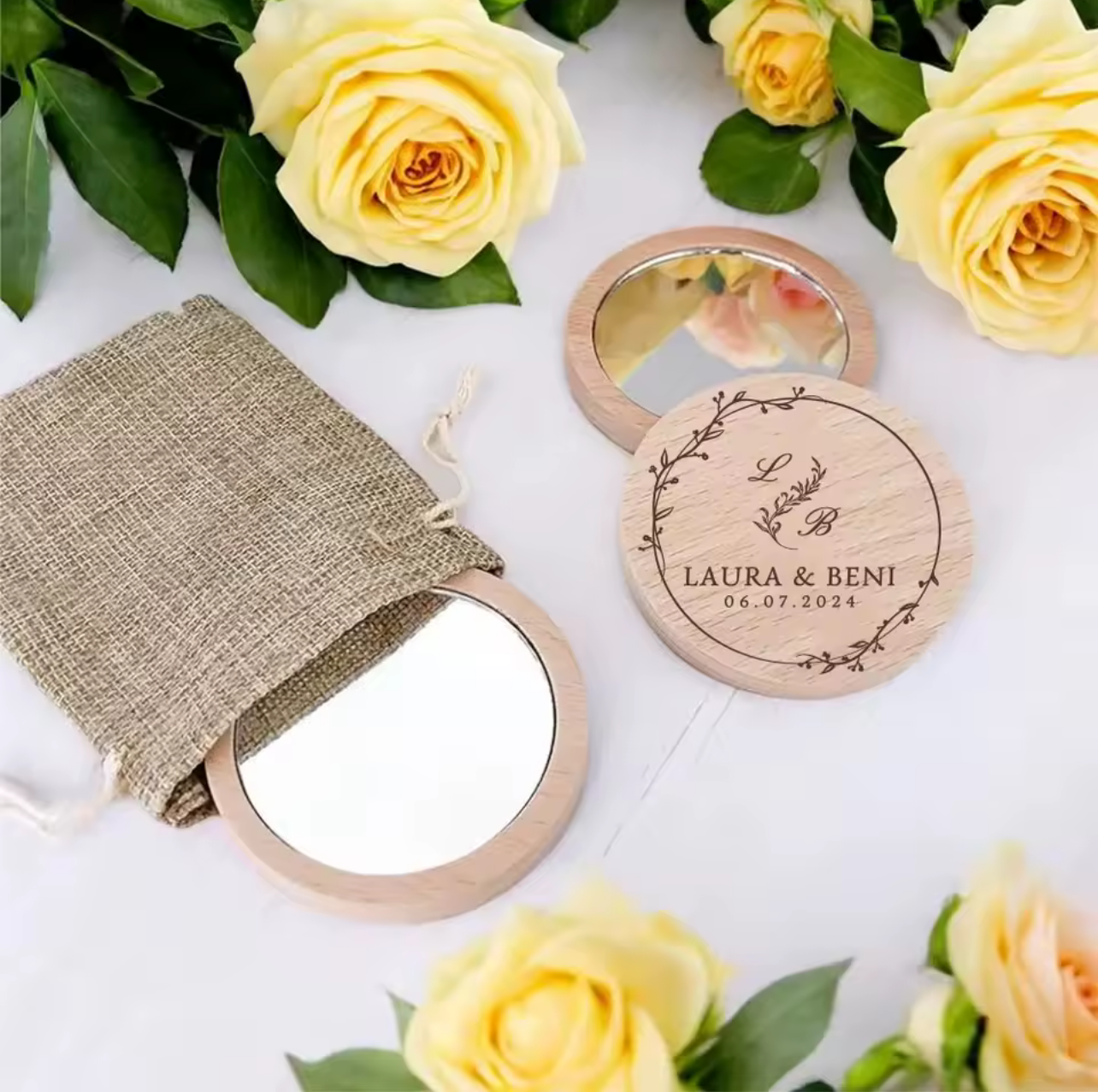 Personalized Wooden Mirrors (50pcs)