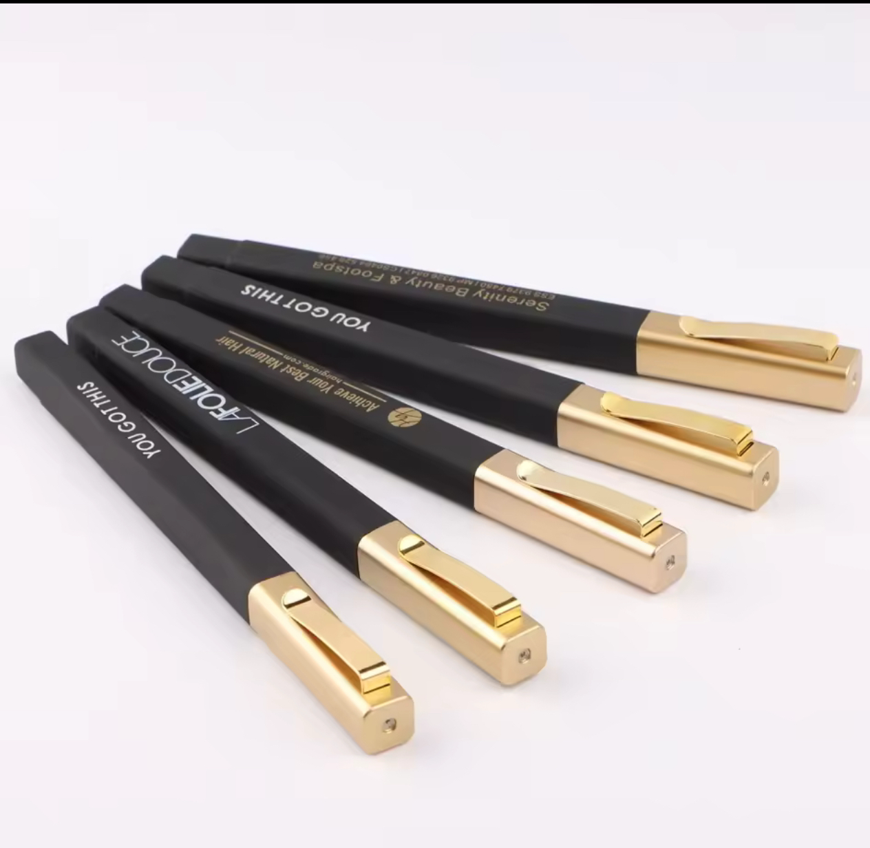 Personalized Pens - Golden Vows (set of 100)