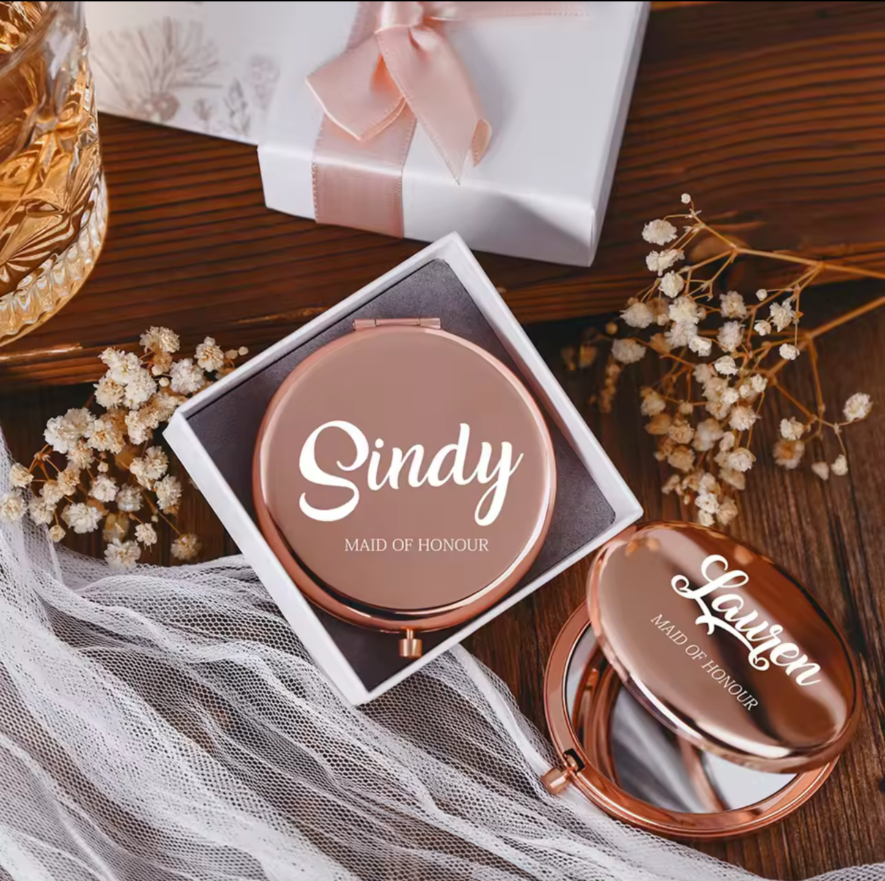 Personalized Compact Mirror