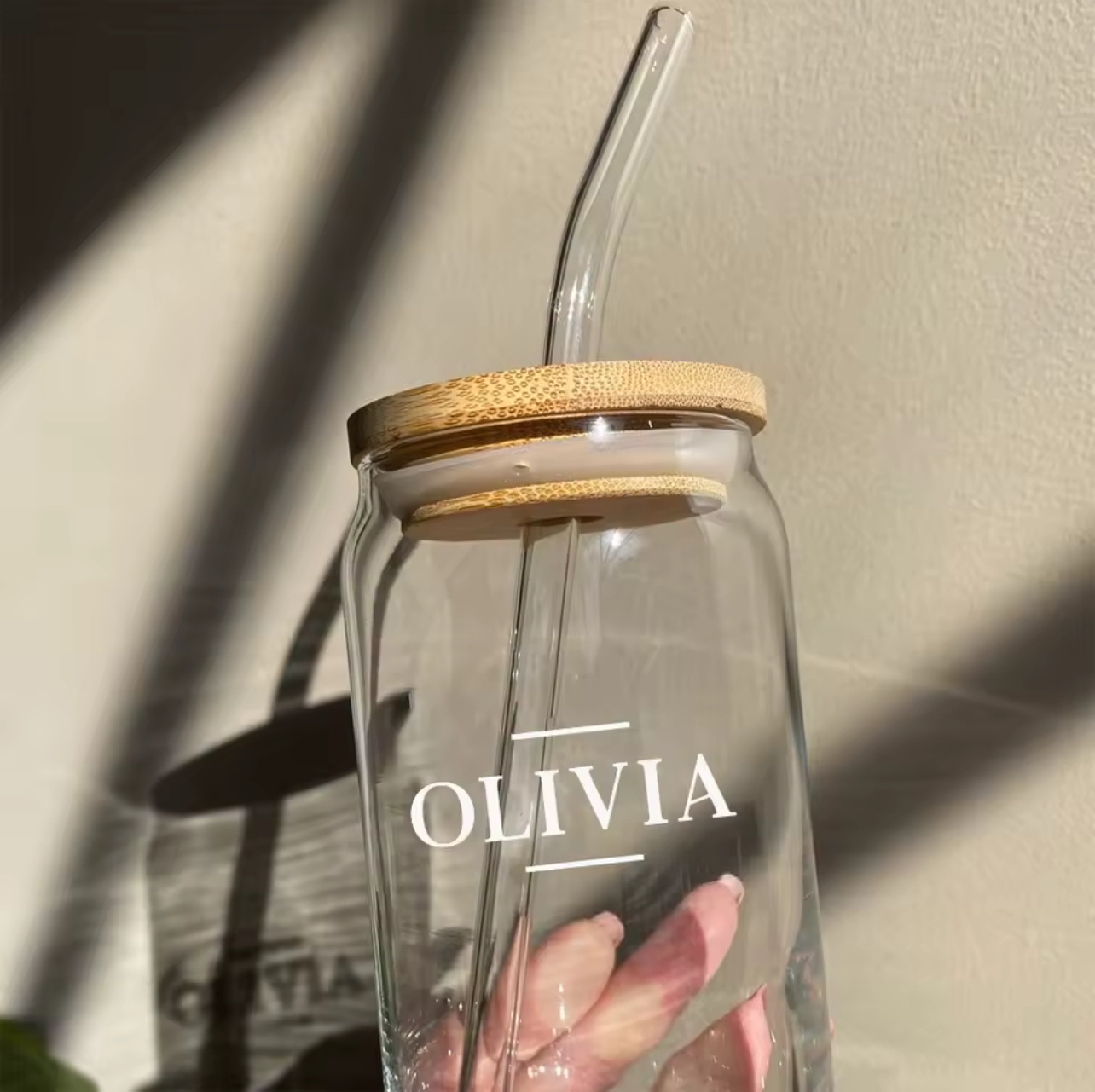 Personalized Glass Tumbler