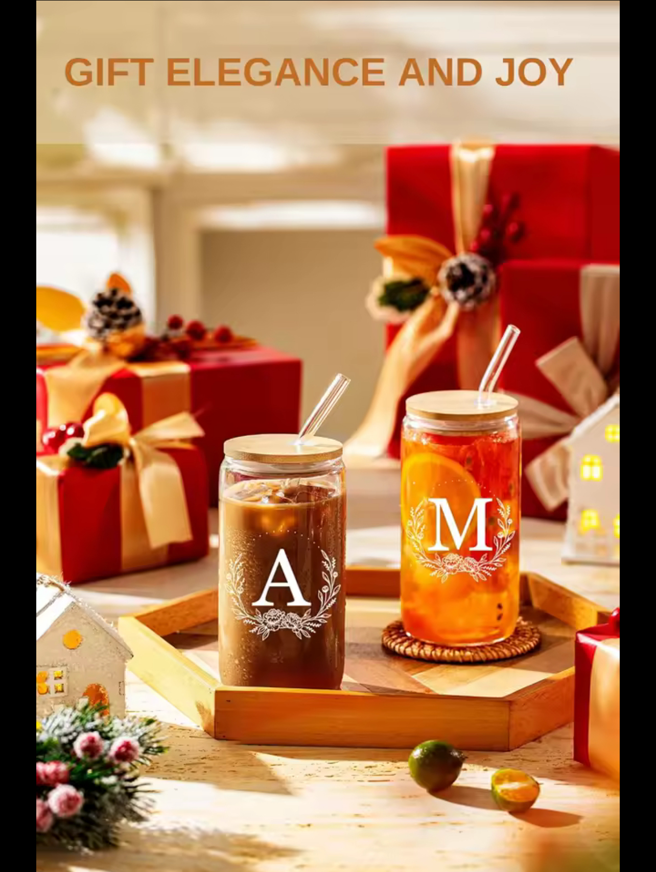 Personalized Glass Tumbler